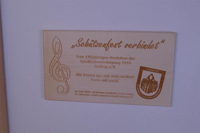 Holz Schild Schützenfest